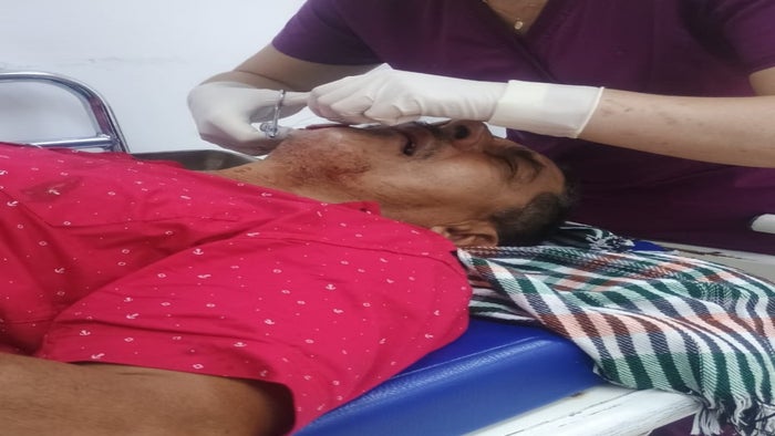 Herido en el desfile de San Pedro