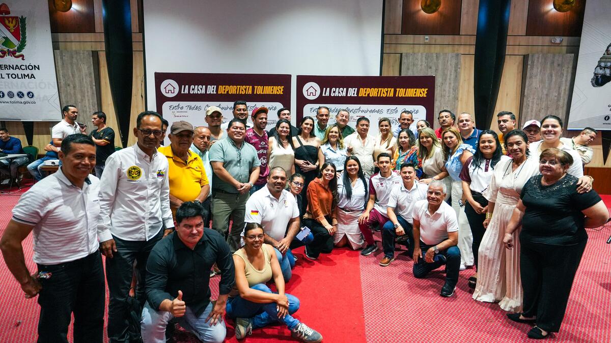 Reunión de gobernadora del Tolima y dirigentes deportivos de la región