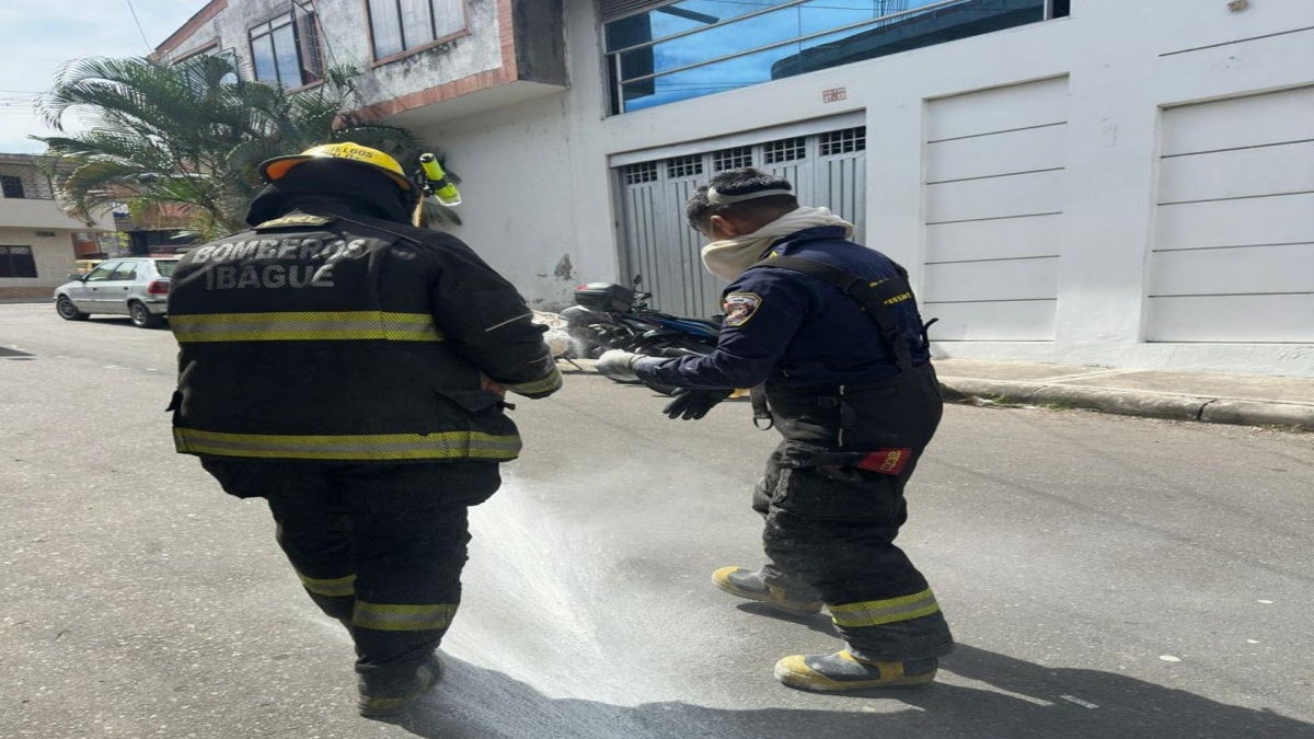 Bomberos barrio La Francia