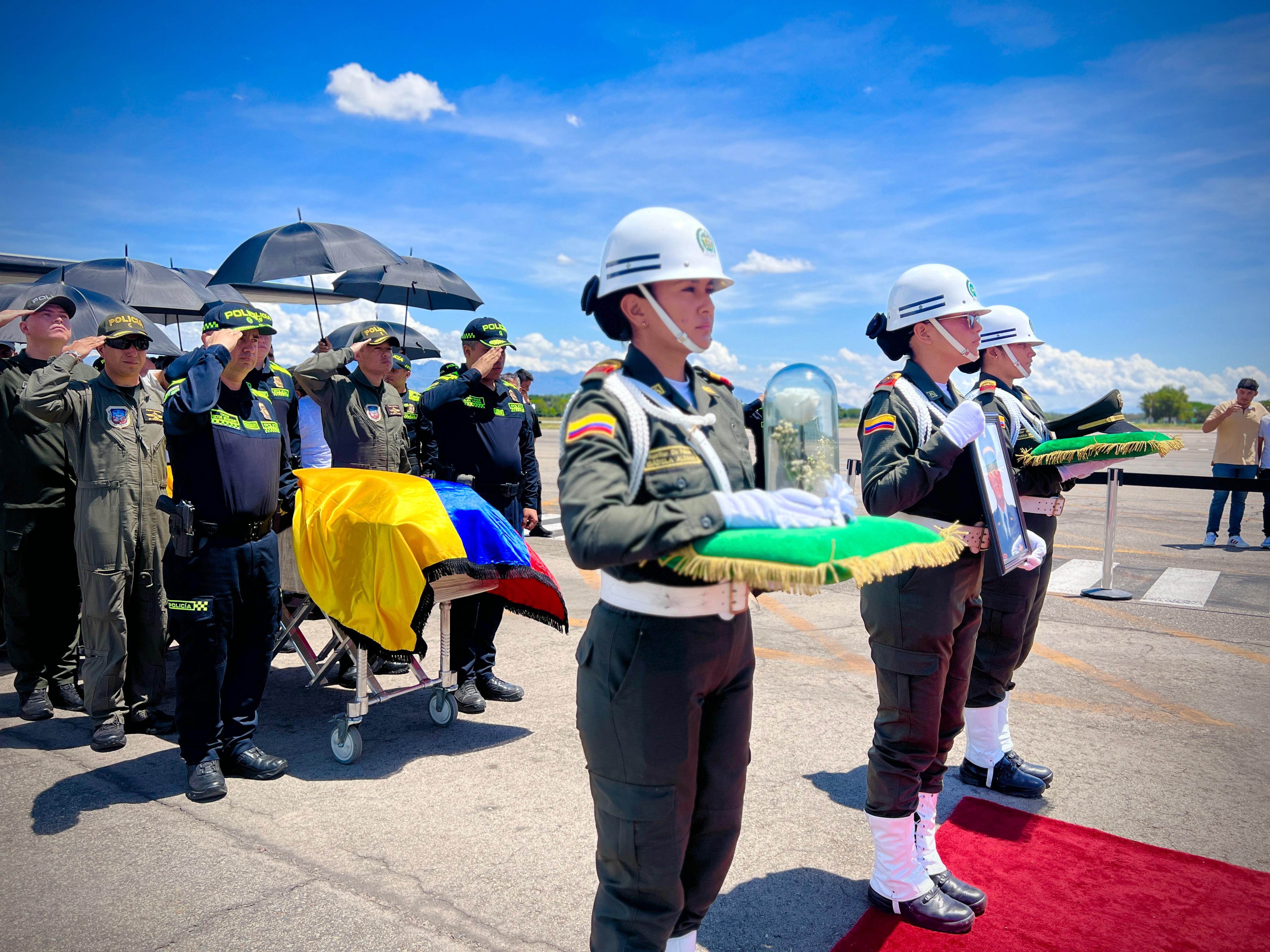 Cuerpo uniformado en Neiva