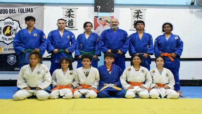 Delegación tolimense de Judo que compite por estos días en Bogotá