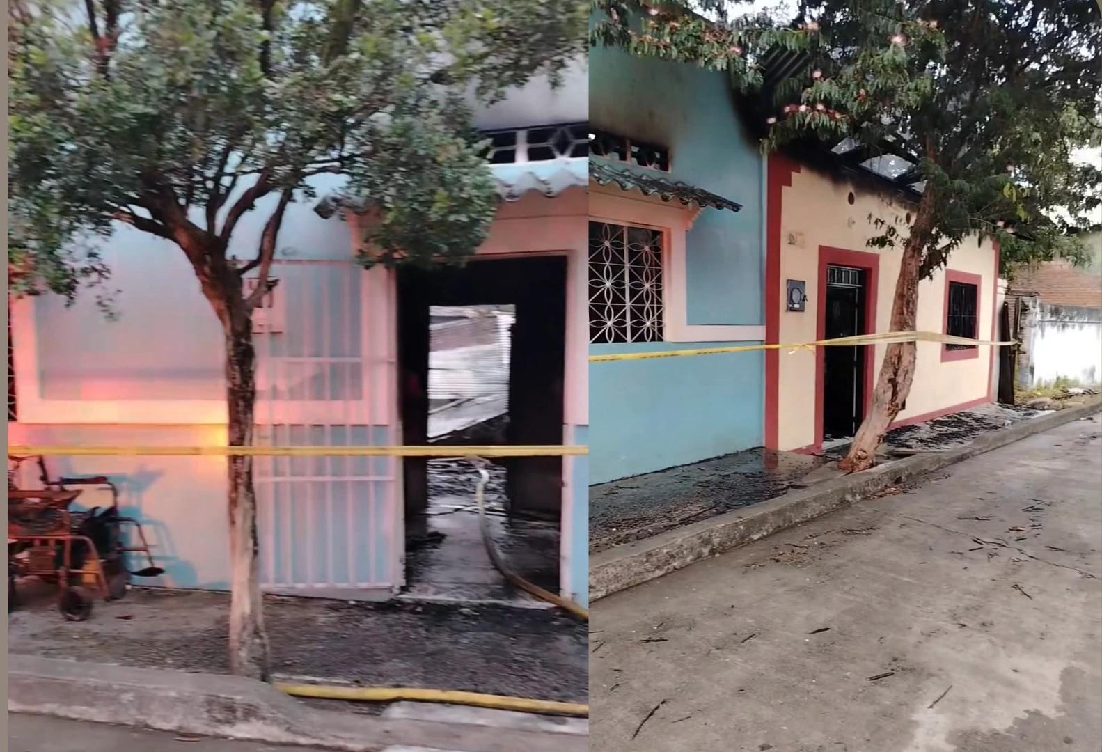 Incendio estructural en Tello deja una persona fallecida