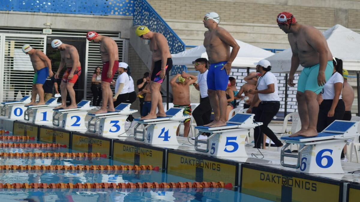 Ibagué, fue sede del Campeonato Nacional Máster de Natación de Carreras