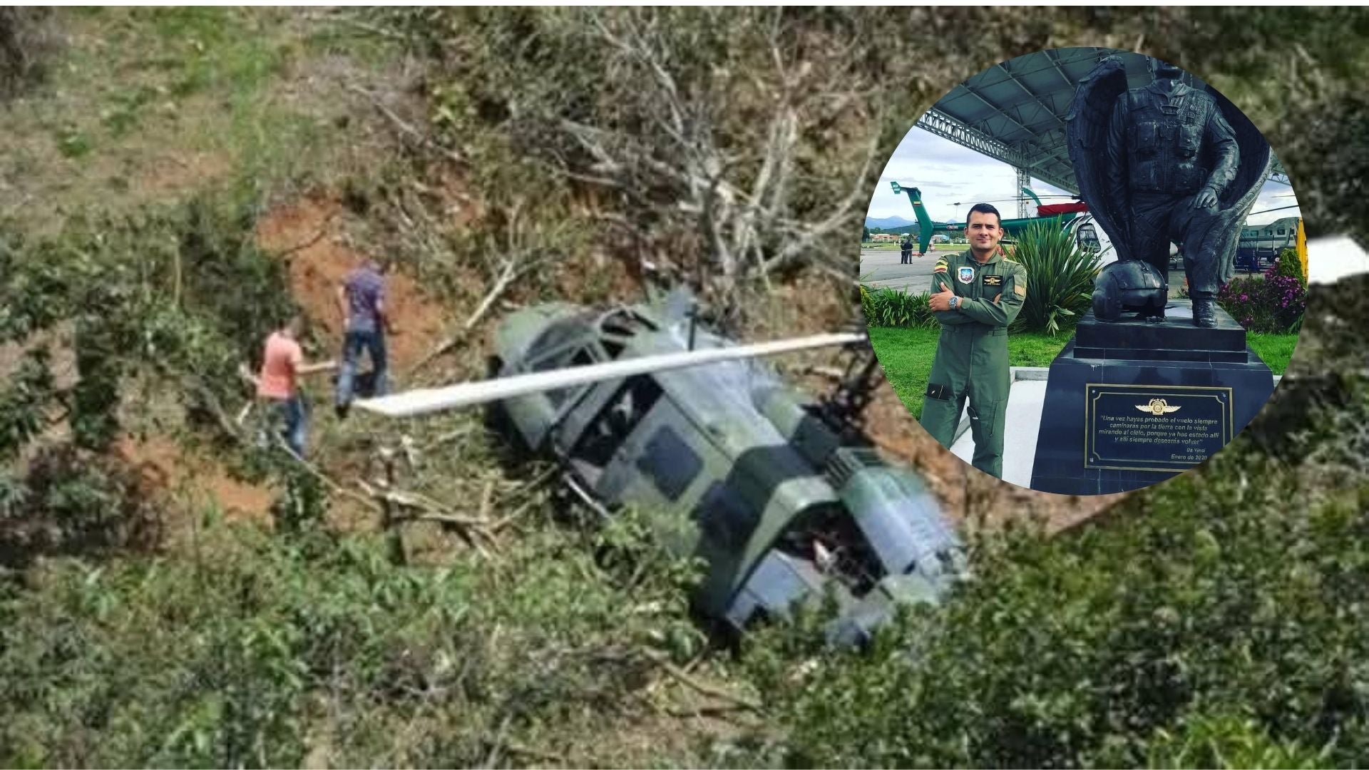 Subintendente fallecido en ataque a helicóptero en Antioquia con raíces huilenses