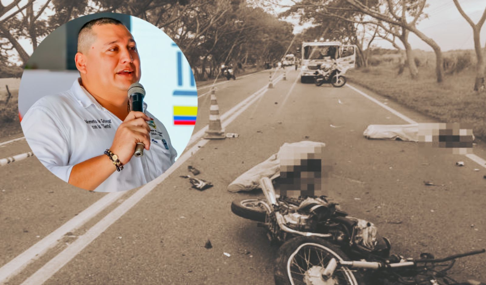 Henry Julián Ramírez lidera acciones conjuntas con Policía y Gobernación para reducir accidentes en el tramo vial más crítico del Tolima.