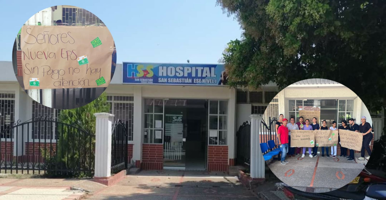 Personal de salud del Hospital San Sebastián de Piedras entra en paro por tres meses sin salario