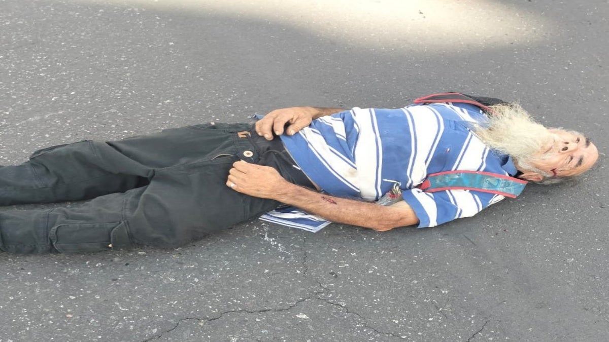 Adulto mayor arrollado