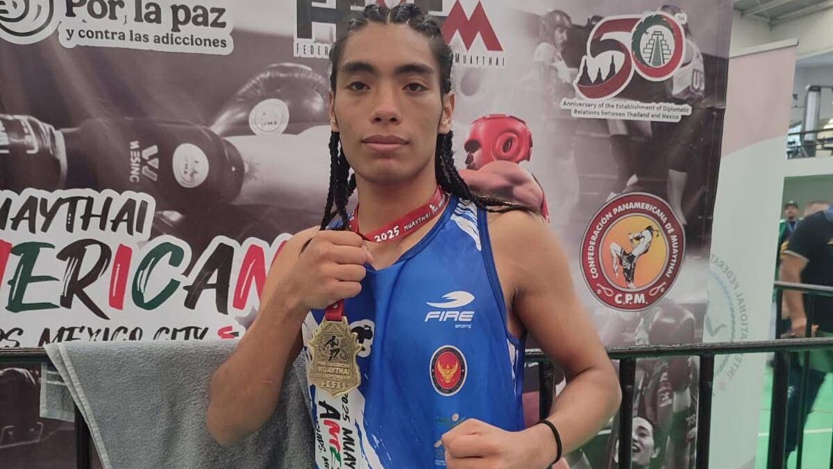 Alan Ocoró, campeón Panamericano de Muay Thai en México