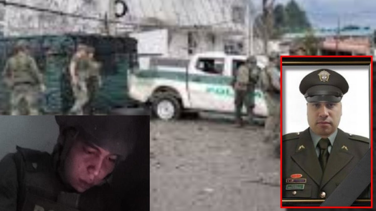 Dolor en la Fuerza Pública: patrullero asesinado y uniformado ibaguereño lesionado en Cajibío