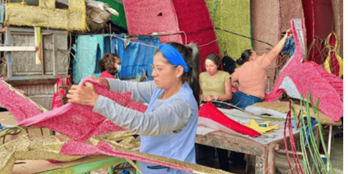 alumbrado navideño madres cabeza hogar