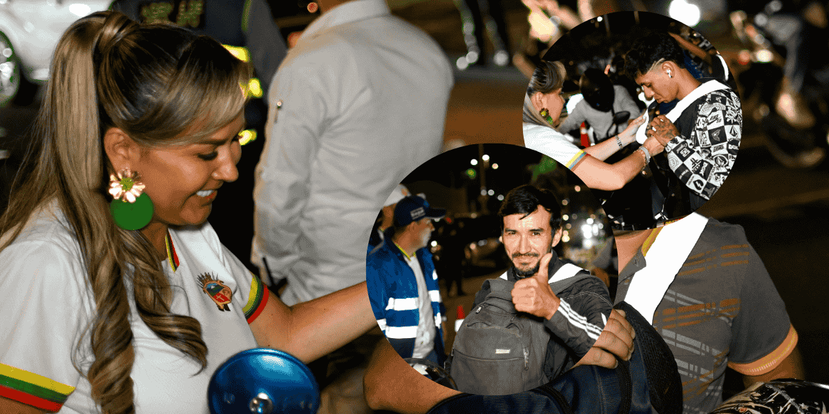 Alcaldesa de Ibagué entregó más de 150 chalecos reflectivos