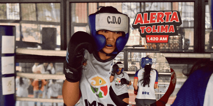 Paula Alejandra Gaitán fue convocada por primera vez a la Selección Tolima de Boxeo