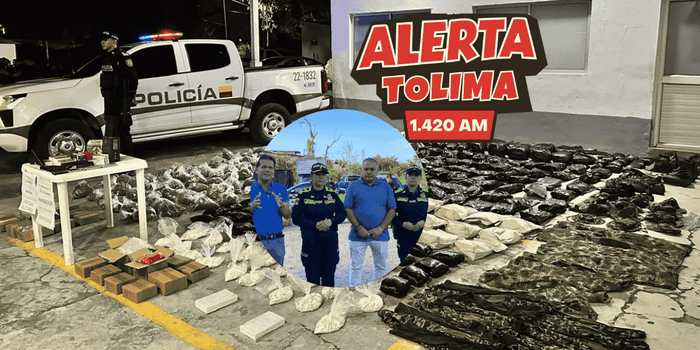 incautan droga y armas avaluadas en $750 millones