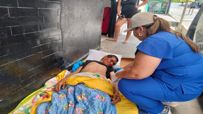 Habitante en condición de calle barrio Industrial