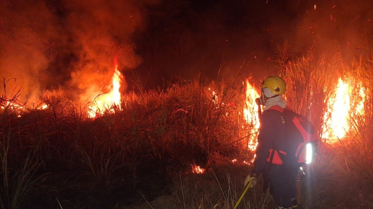 Incendio forestal en Ibagué