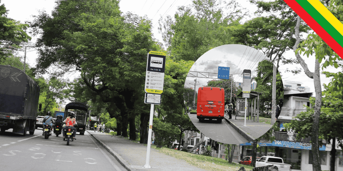 nuevos paraderos del SETP en Ibagué