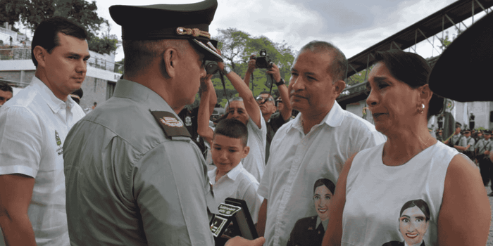 Reconocimiento póstumo a la patrullera Maira Alejandra Vieda Almario
