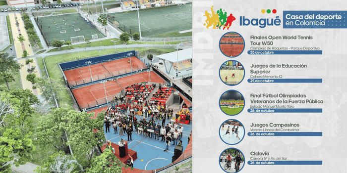 Fin de semana deportivo reúne múltiples disciplinas en Ibagué