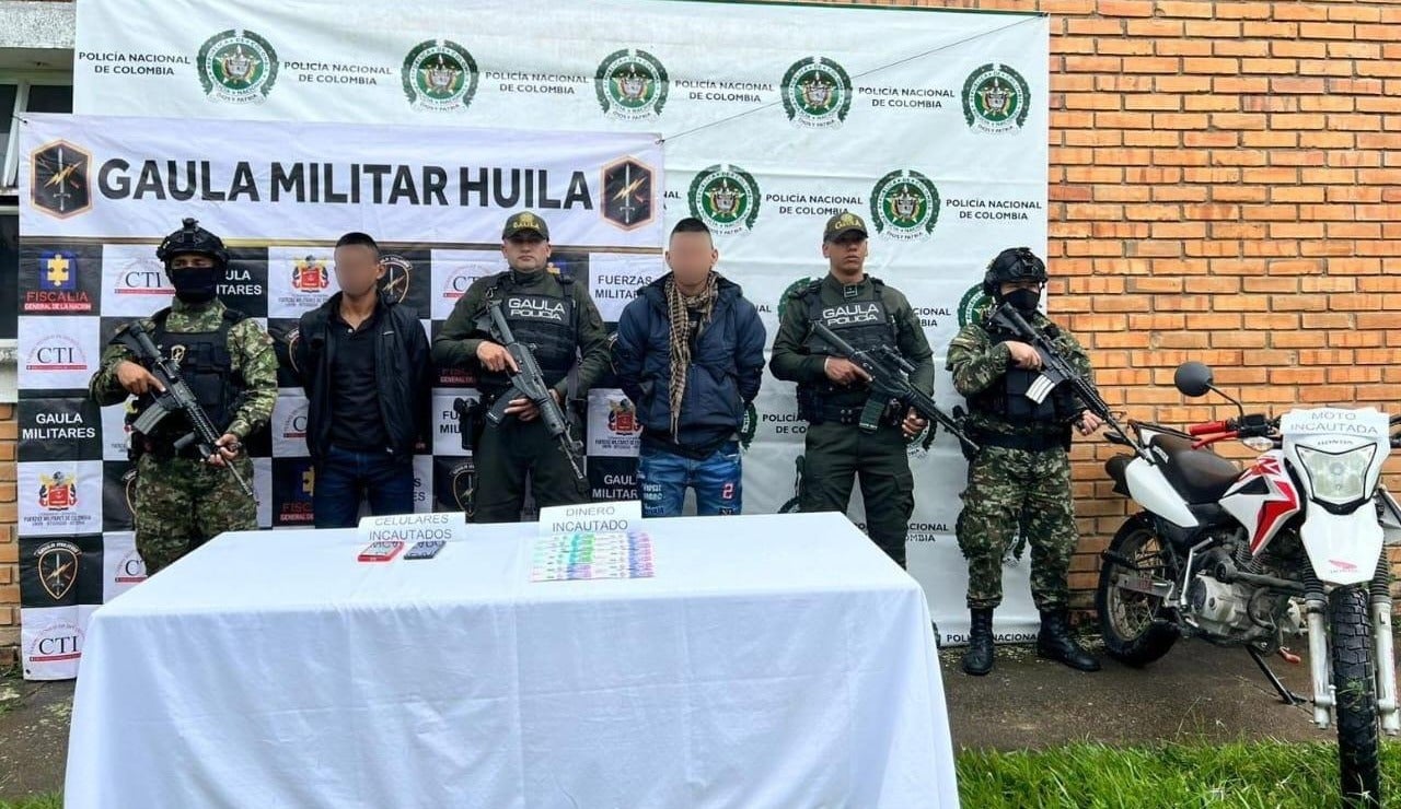 Capturados Extorsionistas