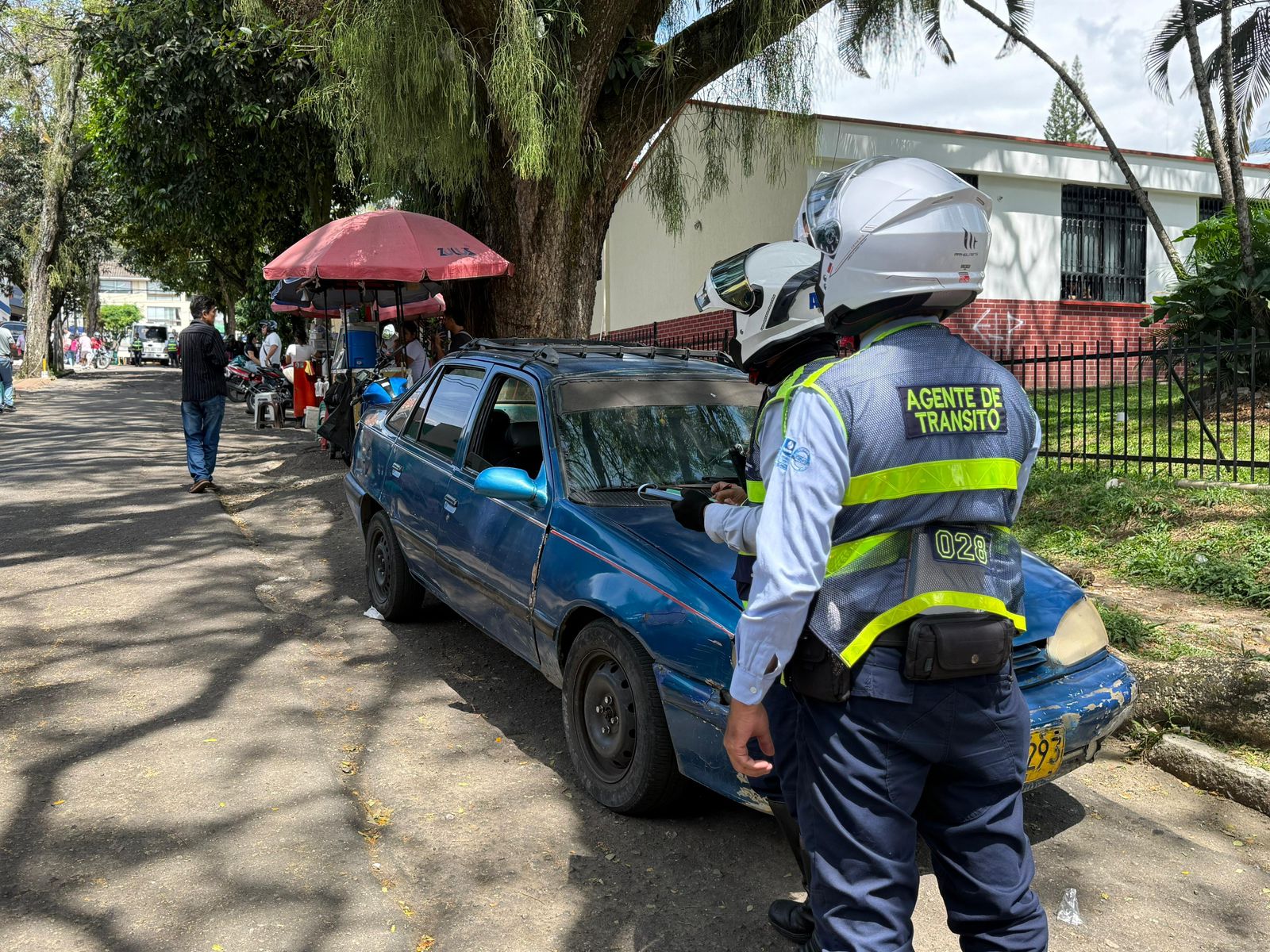 Multa por mal parqueo en Ibagué