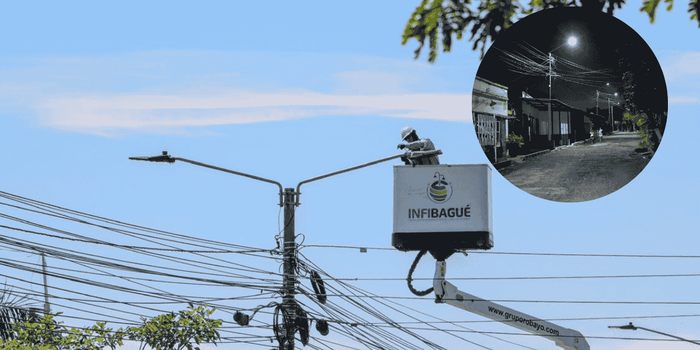 Modernizan sistema de alumbrado en Picaleña con tecnología LED