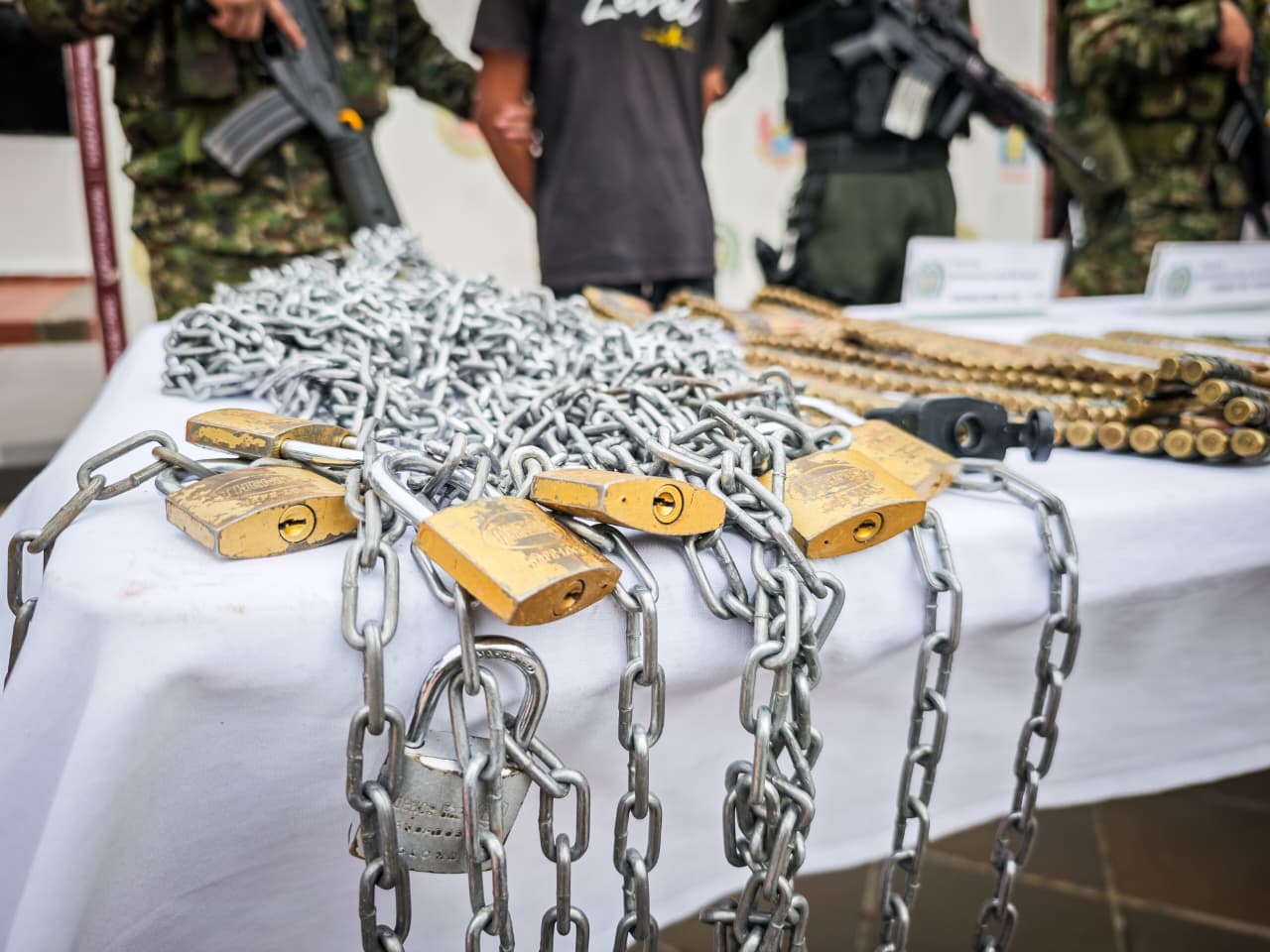 Cadenas de secuestrados