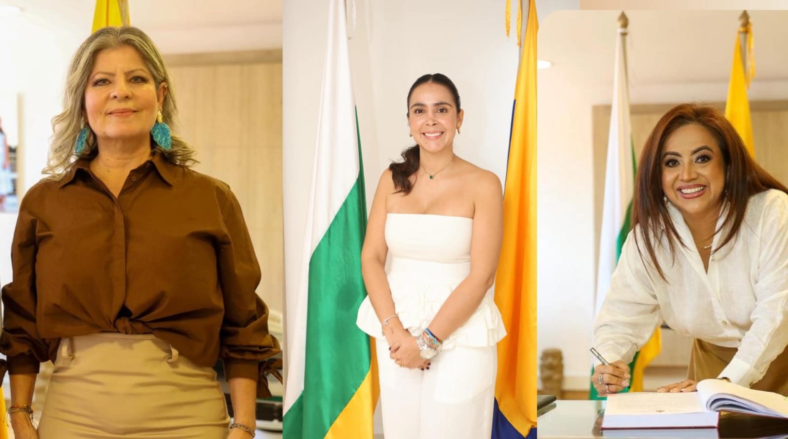 Tres mujeres las nuevas caras del gabinete departamental