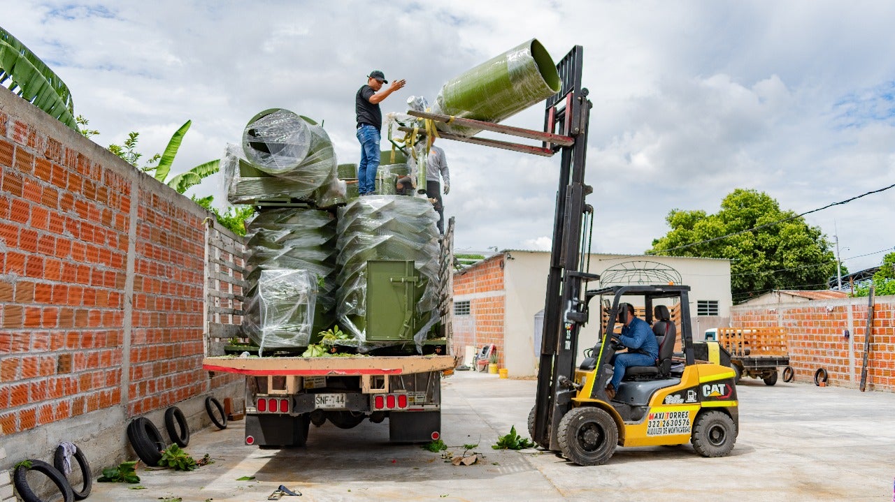 Entregan nueva infraestructura de secado a familias caficultoras de Tello, Huila