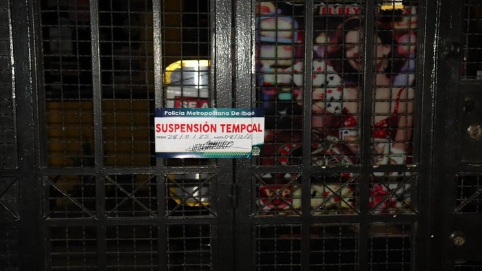 Establecimiento comercial | Establecimientos Cerrados | Operativos de Seguridad | Noviembre 2025