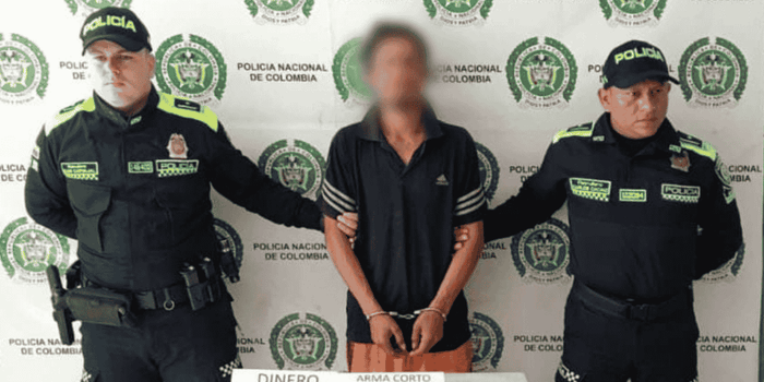 Capturan a un hombre en el barrio Centro del Líbano y decomisan sustancias ilícitas