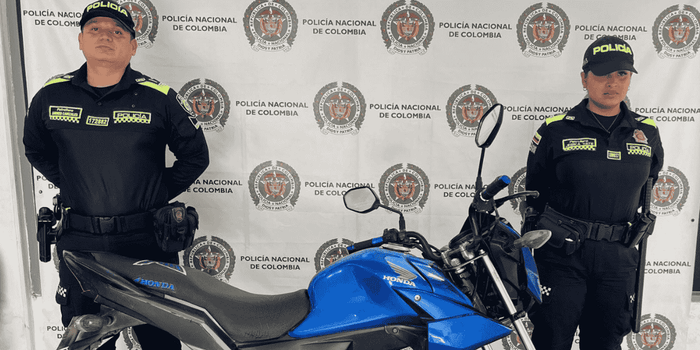 Recuperan motocicleta reportada como hurtada en operativo en el sur del Tolima