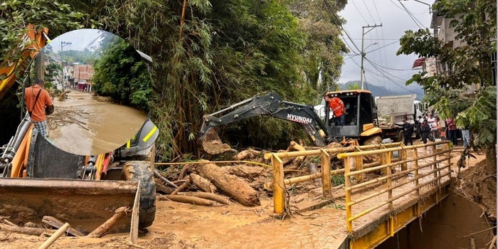 Emergencias por Lluvias | Desbordamiento | La Volcana | Diciembre 2025