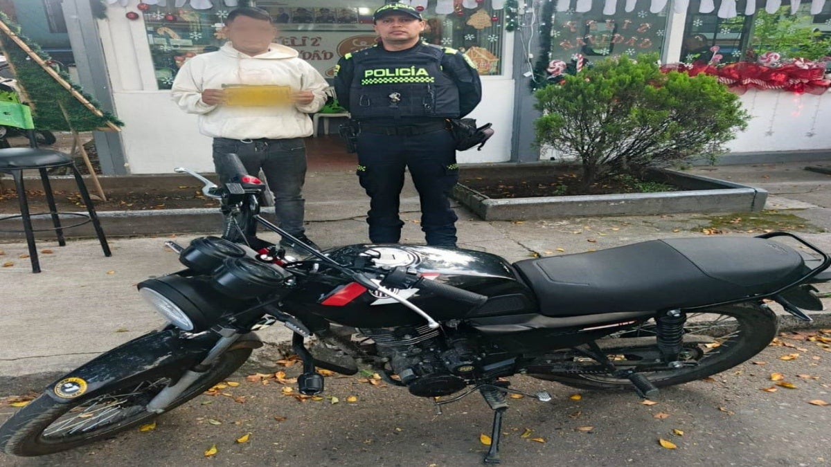 Moto recuperada Ibagué