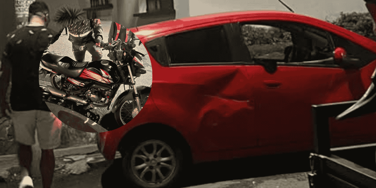 Familia busca a presunto responsable de accidente que dejó a un motociclista lesionado en Ibagué