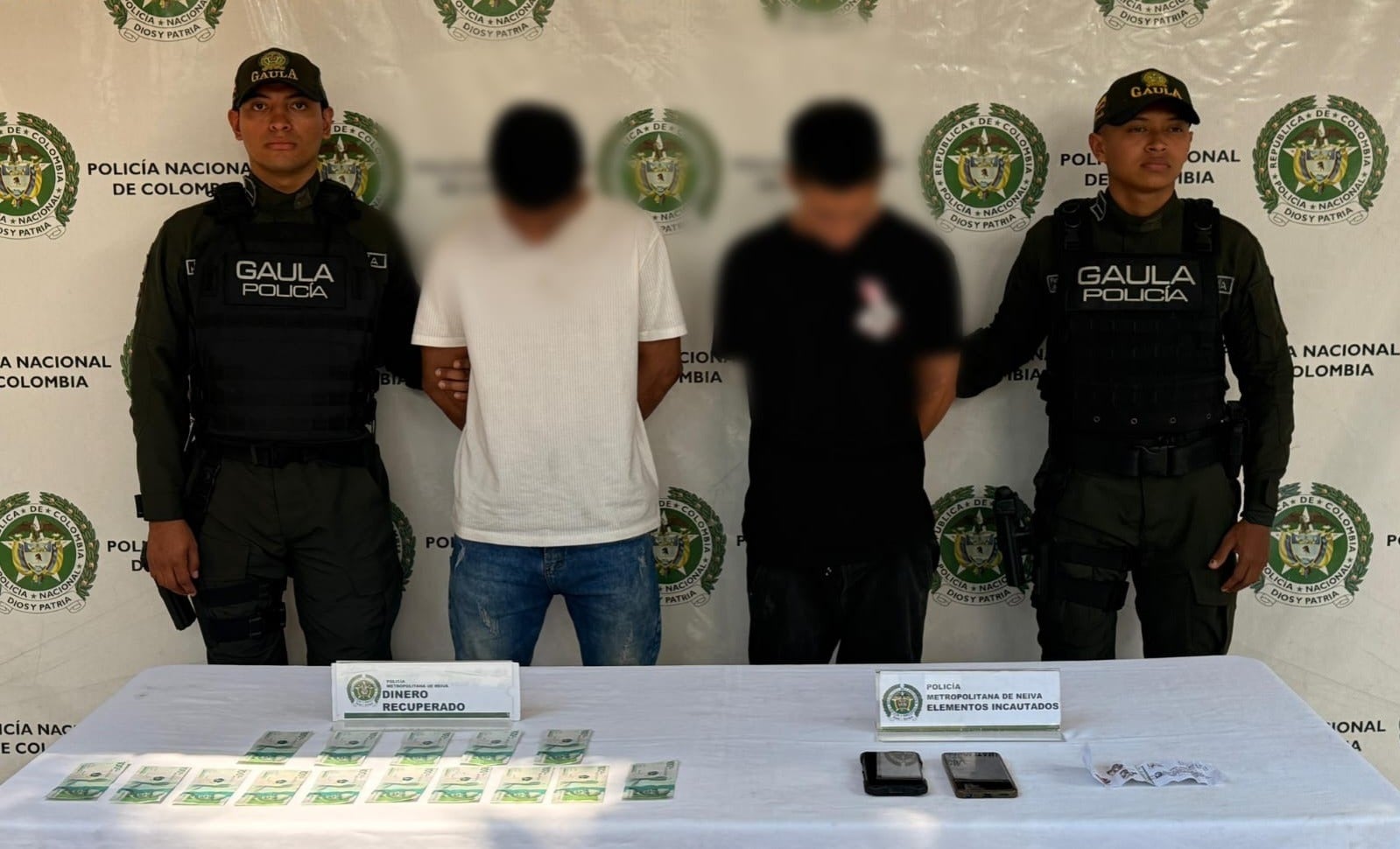 Capturados Extorsión