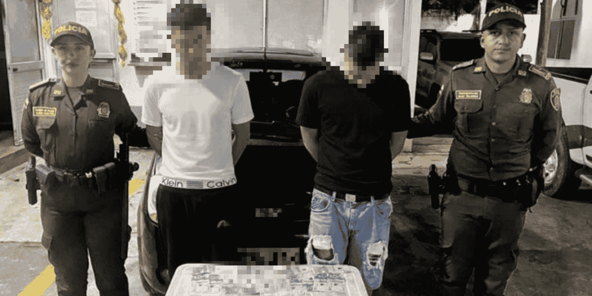 Capturan a dos personas por hurto agravado tras operativo en Honda