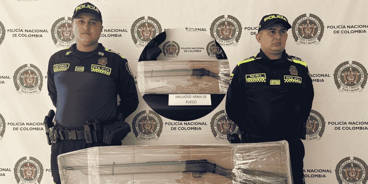 Incautan arma de fuego abandonada en zona rural de Carmen de Apicalá