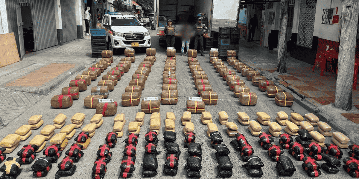 Incautación de cargamento de marihuana en corredor vial del Tolima deja una captura en flagrancia