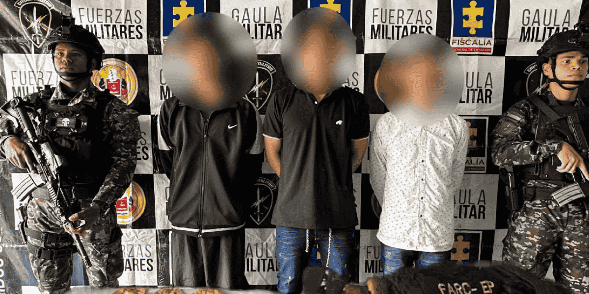 Captura de tres integrantes de estructura armada ilegal en zona rural de Ibagué