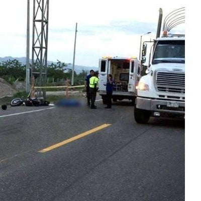 Accidente de tránsito dejó un motociclista muerto en la vía Espinal
