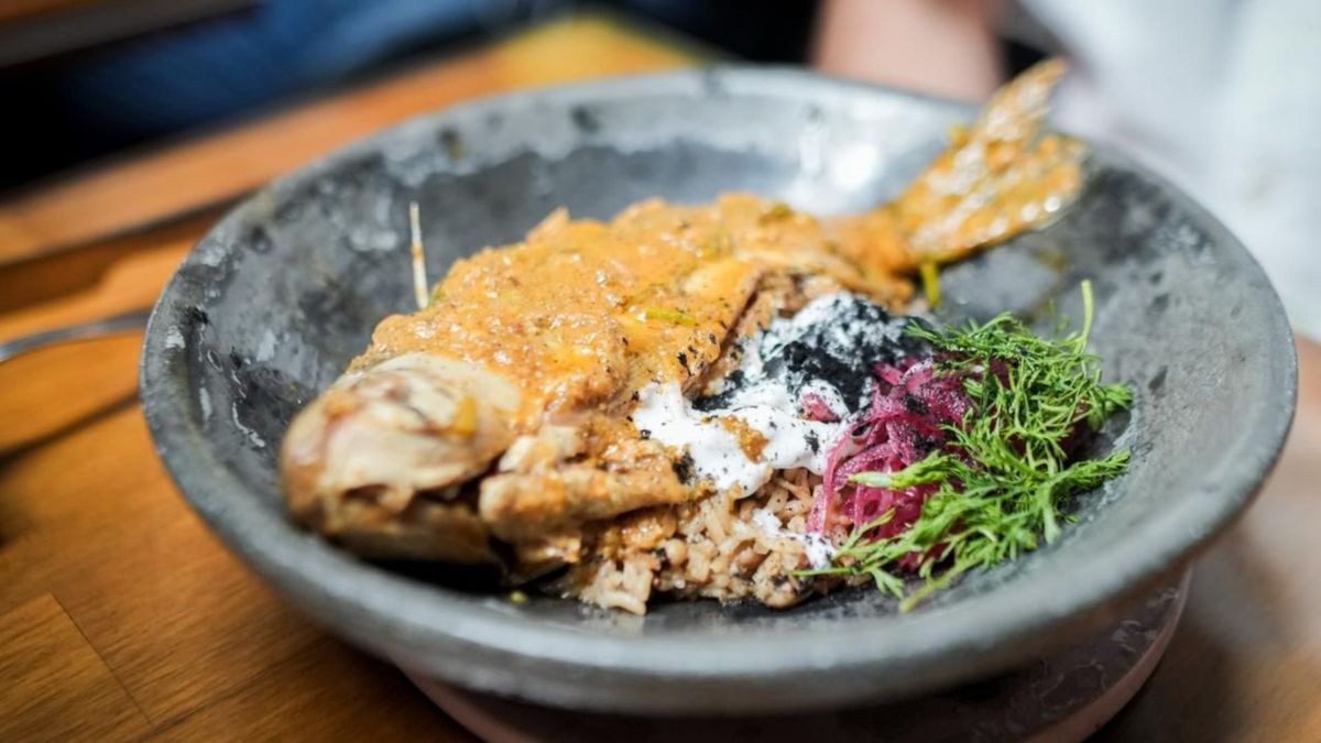 Pescado, plato típico en Bolívar