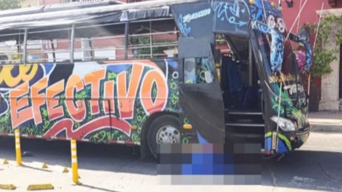 Chiva donde ocurrió accidente en Cartagena