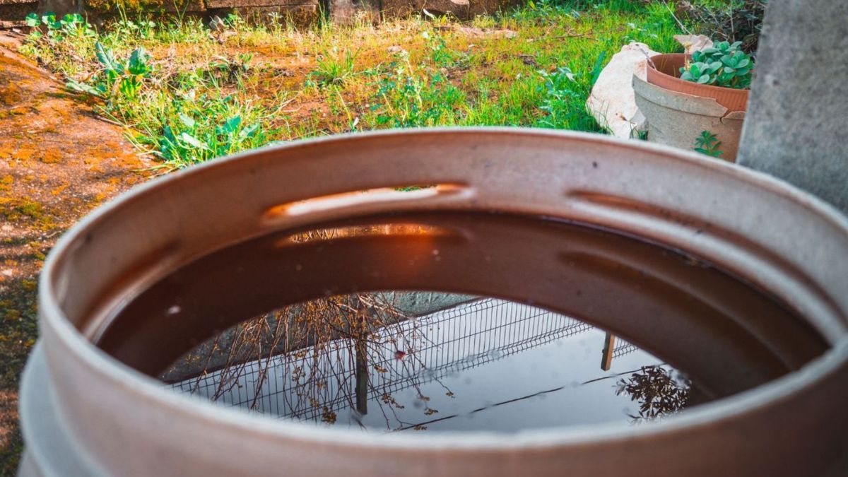 Muestran un tanque de agua