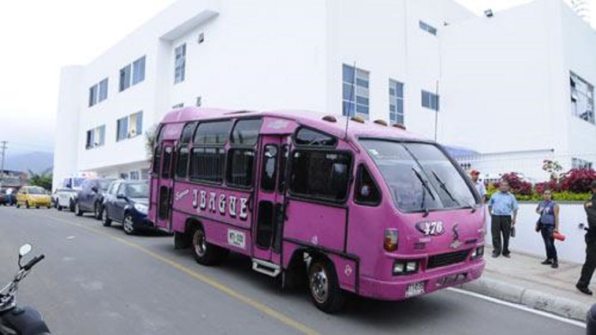 Protesta por alza de transporte público Ibagué