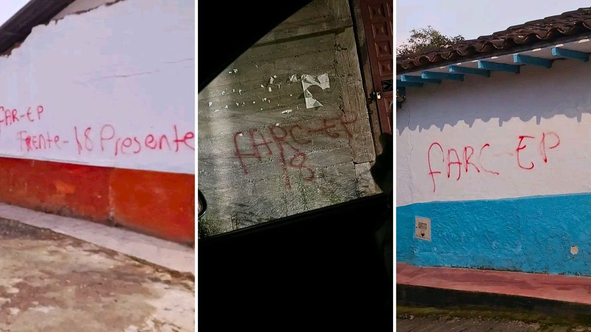 Preocupación en Ituango por grafitis de disidencias y posible guerra