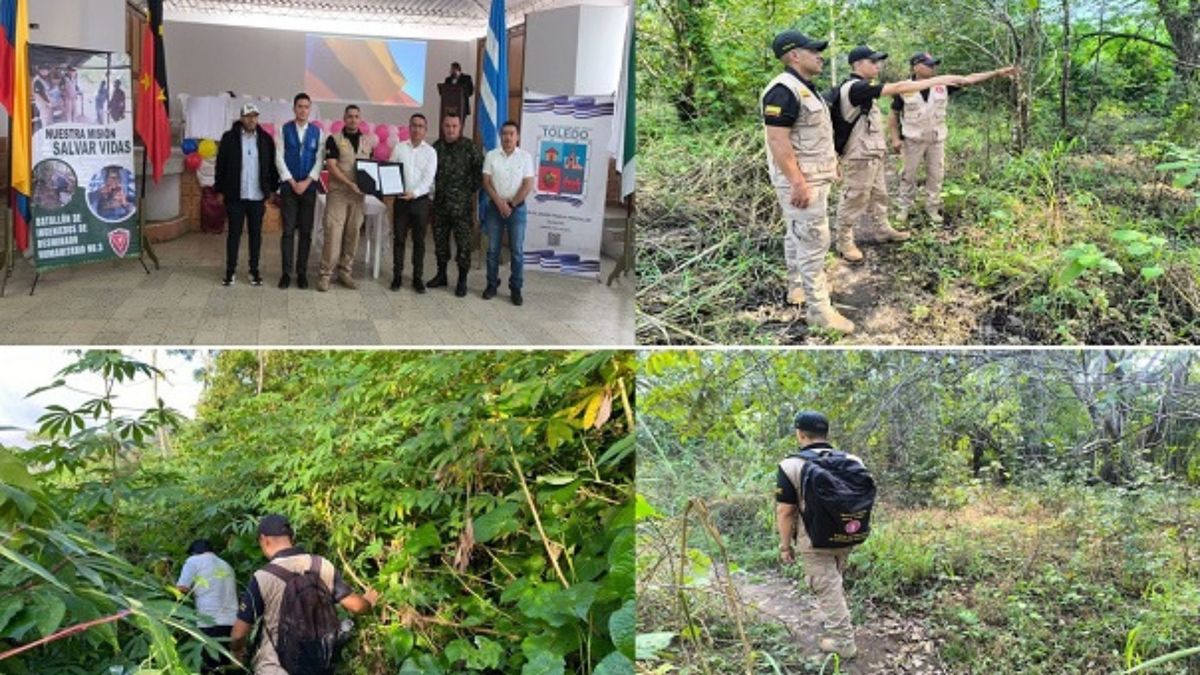 Toledo, Norte de Santander, celebra estar libre de minas antipersonas