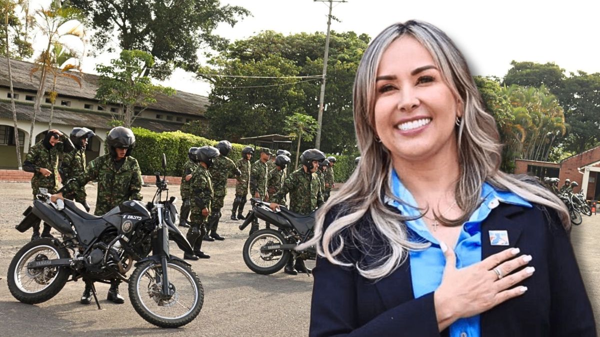 Johana Aranda refuerza la seguridad en Ibagué con soldados y motos del Ejército