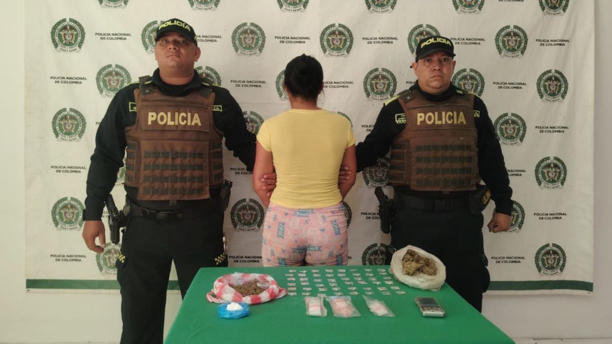 Capturada con estupefacientes en Arjona, Bolívar