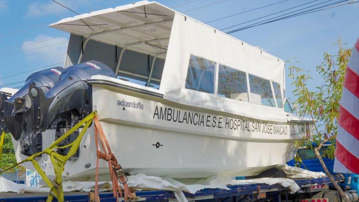 Ambulancias marítimas en La Guajira