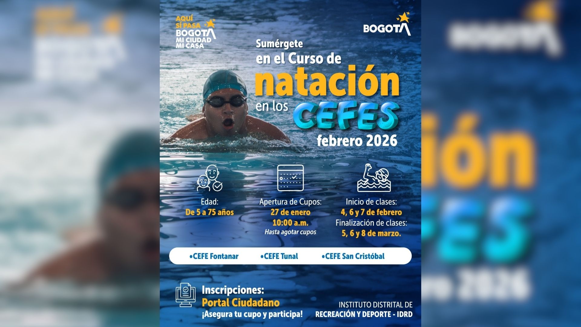 Natación en el CEFE